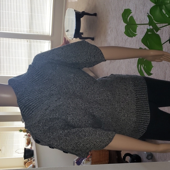 Grass Collection s brindle pattern textured chunky short sleeve - Picture 6 of 7